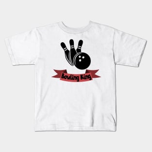 Bowling king Kids T-Shirt